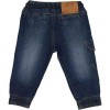 Pantalone bambino jeans, stretch modello cargo FI.