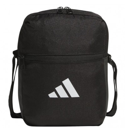 Tracolla Adidas Nera con Dettagli Riflettenti – Organizer Versatile