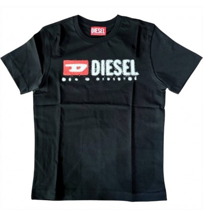 Maglietta Diesel maniche corte stampa grande per ragazzi 