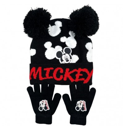 Set Invernale Mickey Mouse Bambino – Berretto con Orecchie e Guanti Disney Originali