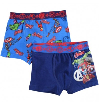 Boxer intimo bambino, Avengers Marvel con Hulk, Iron Man e Captain America