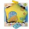 Peluche carillon stellina gialla con ricamo orsetto azzurro per Neonati