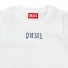 T-shirt Diesel bianca – Logo frontale – Unisex casual