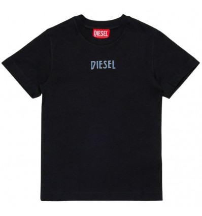T-shirt Diesel nera – Unisex manica corta – Logo frontale