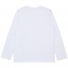 T-shirt Diesel bianca ragazzi manica lunga – Ricamo logo – Unisex casual