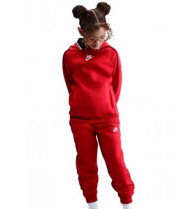 Tuta Nike unisex Rossa – Felpa e Pantaloni Logo Bianco