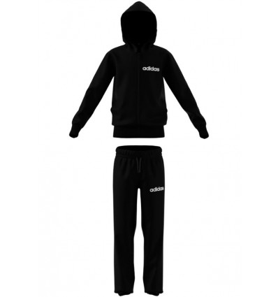 Tuta Unisex Ragazzi Nera con Zip in Cotone – Stile Sportivo