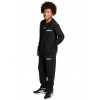 Tuta Unisex Ragazzi Nera con Zip in Cotone – Stile Sportivo