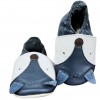 Scarpine Bobux in Pelle Volpe Blu – Scarpe Primi Passi per Neonati con Design Animale