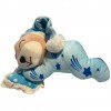 Peluche orsacchiotto azzurro - Carillon orsetto musicale in pigiama blu per nanna neonato