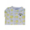 Tutina losan, bambino in cotone bianca con stelline gialle*