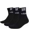 Calze adidas C 3S LIN 3P, unisex 3 paia nere