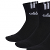 Calze adidas C 3S LIN 3P, unisex 3 paia nere