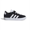 adidas VL COURT 3.0 EL C C,scarpa bambini nera in suede.