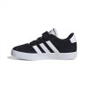 adidas VL COURT 3.0 EL C C,scarpa bambini nera in suede.