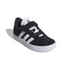 adidas VL COURT 3.0 EL C C,scarpa bambini nera in suede.