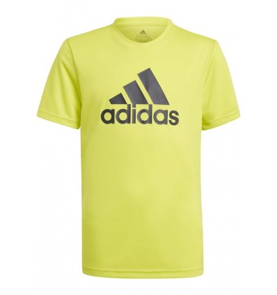 T-Shirt B BL T Adidas, Maglia junior ActivePlay giallo vivace