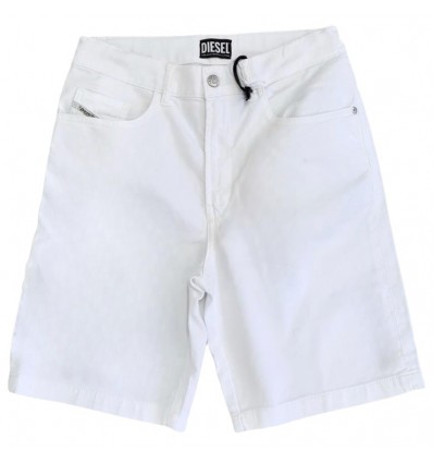 Pantaloncini Estivi Diesel Twill Ragazzo – Bianco Versatile e Comodo