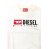 Felpa bianca garzata Diesel per ragazzi - sdrops