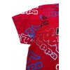 T-Shirt kappa, per bambino in cotone color rosso.