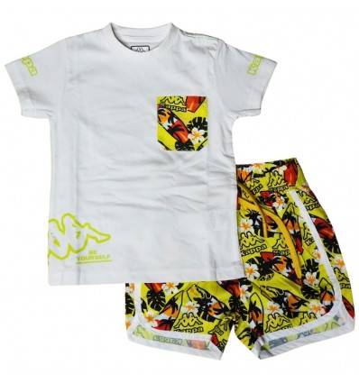 Completo kappa a T-Shirt e shorts, Bambino.