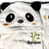 Set Coccole Panda, Accappatoio, Pantofoline e Asciugamano Baby