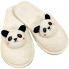 Set Coccole Panda, Accappatoio, Pantofoline e Asciugamano Baby