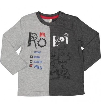 T-Shirt birba MR Robot, bambino m/lunga in cotone*