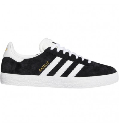 Scarpa gazelle adv adidas, unisex nera - Sneakers in suede basse.