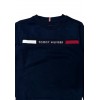 Tuta blu da Bambino "TH RIB INSERT SET" Tommy Hilfiger