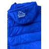 Piumino Kappa da Bambino Blu Elettrico con Cappuccio