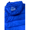 Piumino Kappa da Bambino Blu Elettrico con Cappuccio