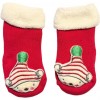 Calzine Natalizie Losan Neonato, Rosse con Elfo a Sonaglio