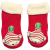 Calzine Natalizie Losan Neonato, Rosse con Elfo a Sonaglio