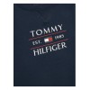 Felpa ragazzi unisex Tommy Hilfiger cotone spugna blu.