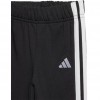 Tuta Neonato Unisex adidas I 3S FT JOG140 in Cotone Garzato