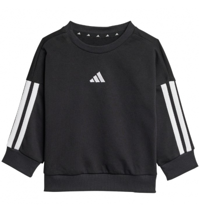 Tuta Neonato Unisex adidas I 3S FT JOG140 in Cotone Garzato