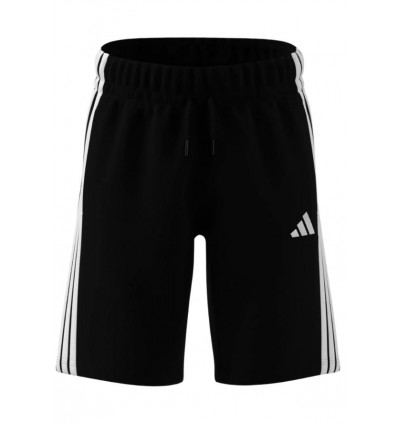 Pantaloncino adidas sportivo, ragazzi nero 3 Strisce Laterali.