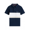 Polo Tommy Hilfiger mini corp emb clrblock da Ragazzo, Stile iconico per ogni ocasione Bambino