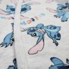 Tutina Neonato Disney Stitch, Grigia con Stampa All Over e Chiusura a Bottoni