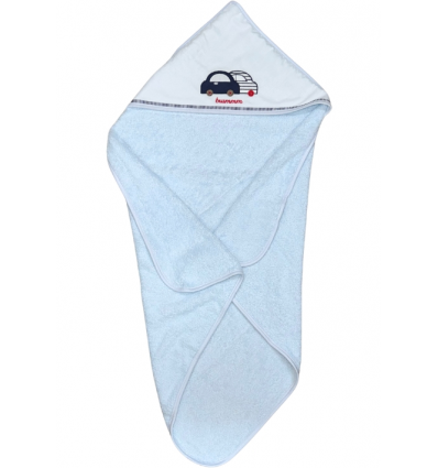 Triangolo Baby Soft in Spugna di Cotone 75×70 cm Gary Cielo