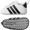 Scarpina Culla Adidas Baby unisex morbida, Icon 3 Strisce