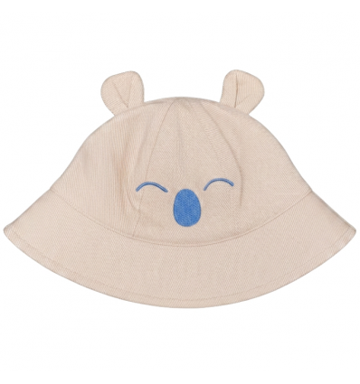 Cappellino Pescatora Orsetto Coccoloso neonato in Cotone, Losan