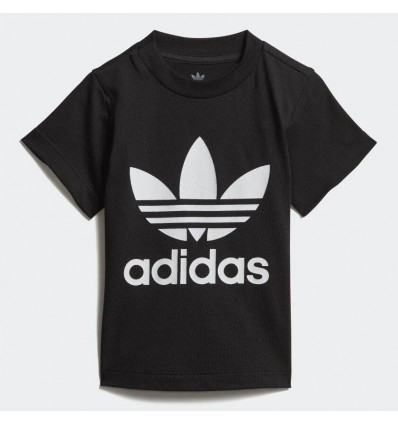 T-shirt Trefoil Nera Adidas