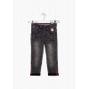 Pantalone morbido effetto denim grigio 