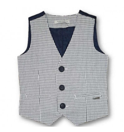 Gilet Scozzese Tintofilo Base Blu