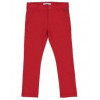 Pantalone Raso Stretch Elegante Rosso