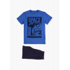 Completi T-shirt Azzurro+Pantaloncini Blu