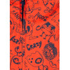 Giubbino Leggero in Nylon Funny Crazy Monster arancione