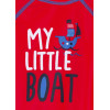 T-Shirt my little boat rosso